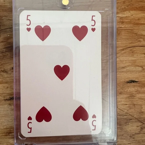 Red LV Playing Card - Picture 2 of 2
